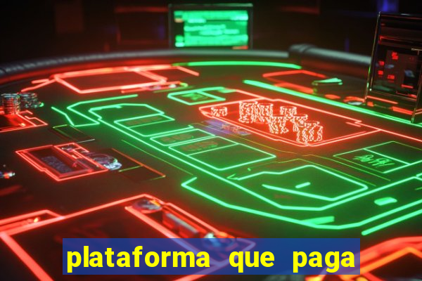 plataforma que paga no cadastro fortune tiger